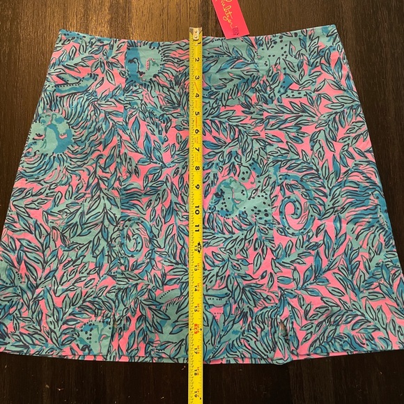 Lilly Pulitzer Abbott Skort In Bermuda Blue "You Grow Girl" Size 8 NEW - Picture 2 of 5